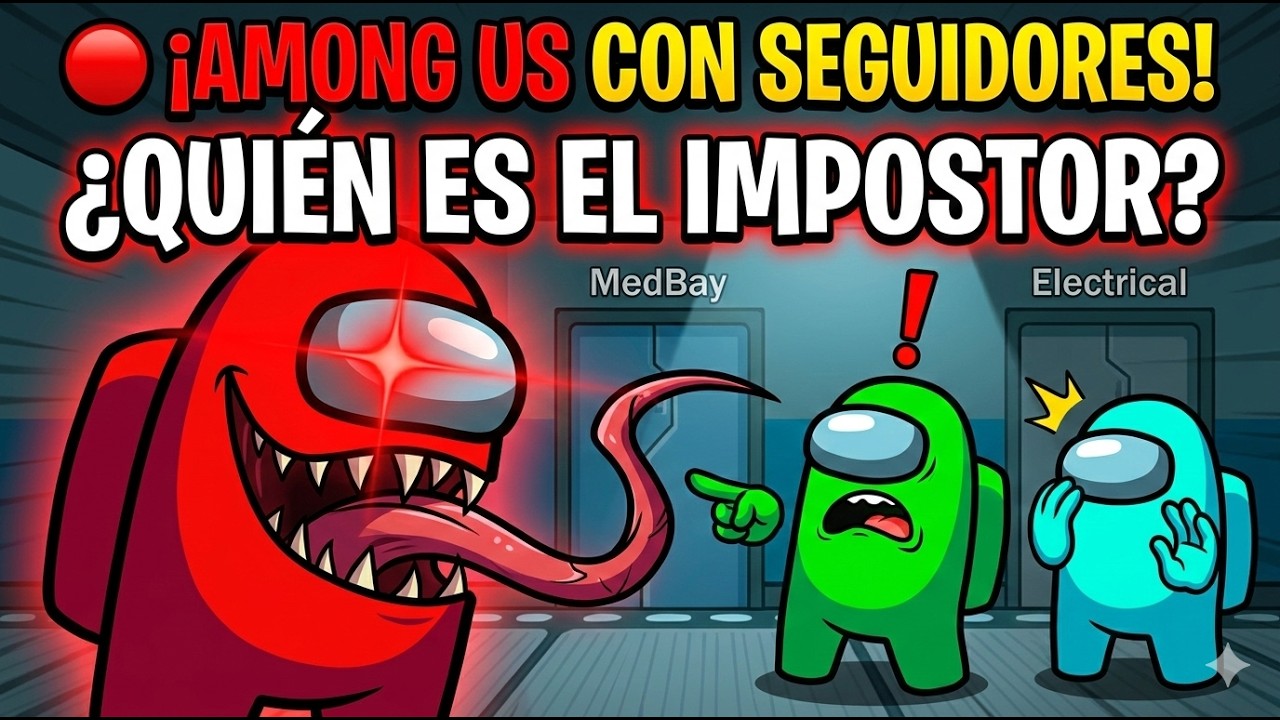 🔴 AMONG US con SUBS: ¡Juega Conmigo AHORA! (Código en Vivo) 🚀