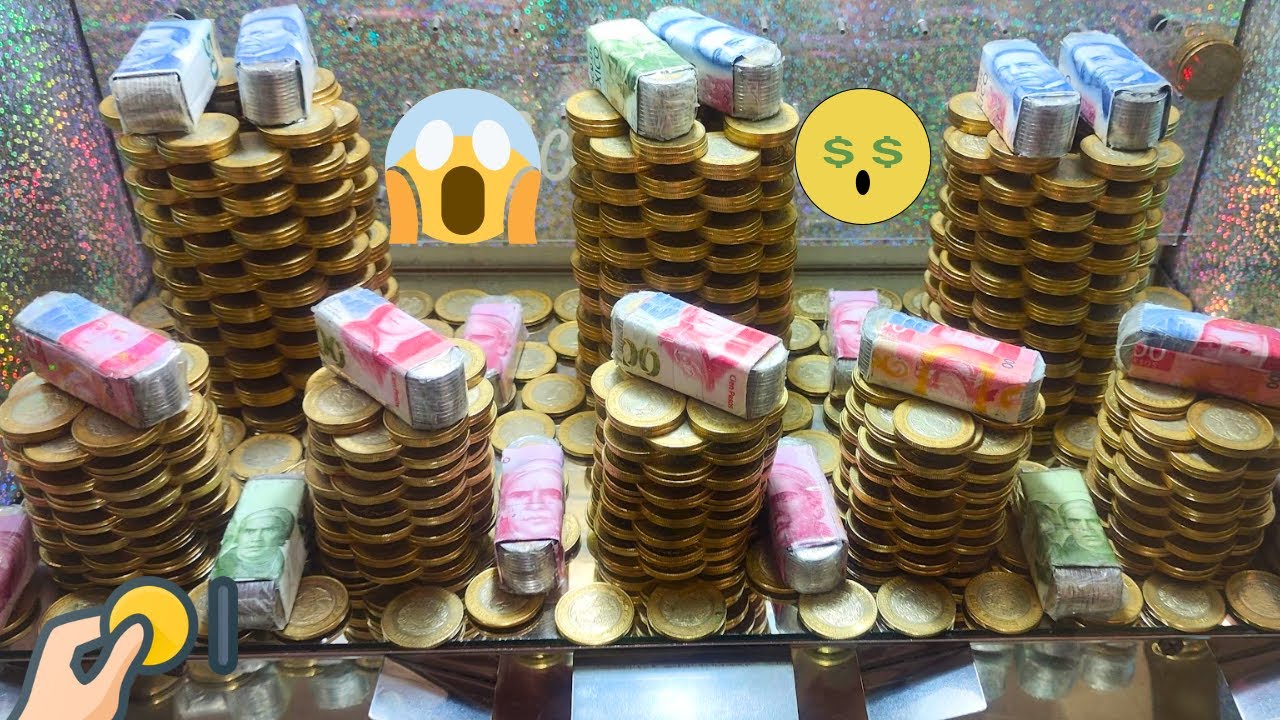 🤯Una ciudad de torres en la maquina tragamonedas Coin pusher🏆06/03