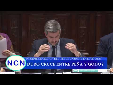 Informe de gestión - Duro cruce entre Marcos Peña y  Ruperto Godoy