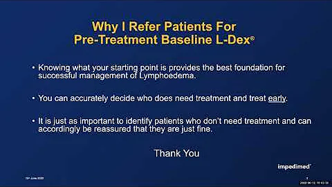 Why I Refer Patients for Pre Treatment Baseline L ...