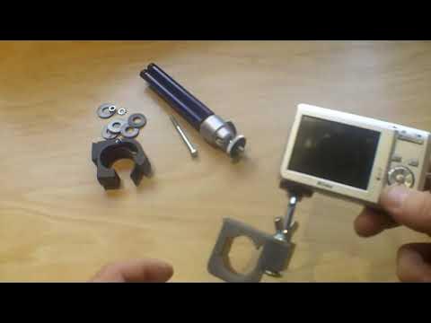 How to build an inexpensive bicycle camera mount - YouTube