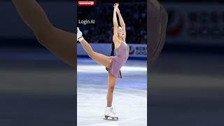 부드러운 선, 감탄을 자아내는 피겨 동작 💖🌿#short #댄스 #스케이트보드 #ailookbook #iceskating #dance #sports