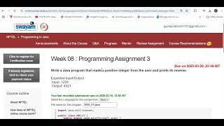 Programming in Java week 8  Programming   Assignment Solution  Nptel 2025