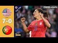 USA vs Portugal 7-0 Goals & Extended Highlights | 2 Games 2019