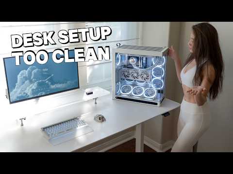 I Built the PERFECT White Minimalist PC  🎧 ASMR & Aesthetic Setup