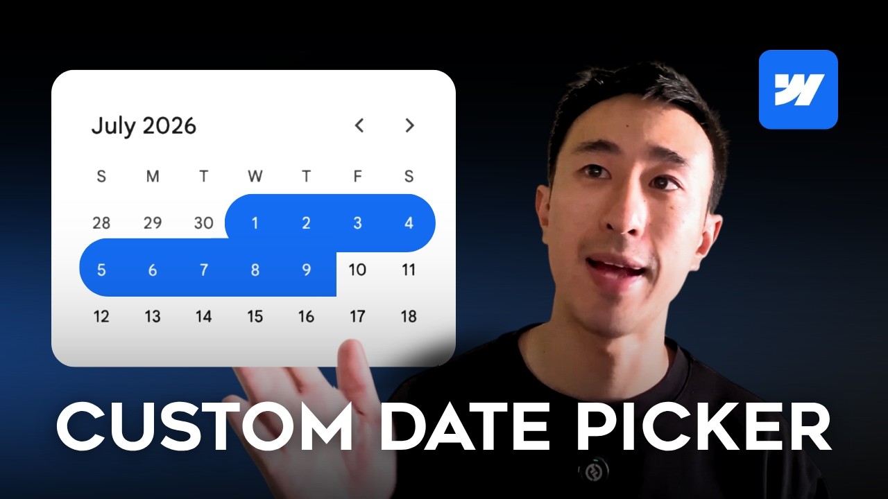 I Created a Custom Date Picker in Webflow...And YOU Can Too!