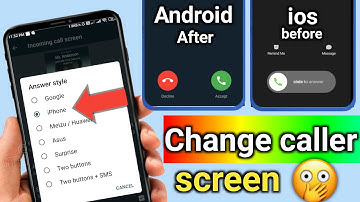 iphone ka caller screen kaise chalaye | How to Change Caller Screen Android to iOS