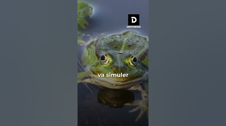 La technique infaillible des femelles grenouilles pour ne pas s'accoupler !