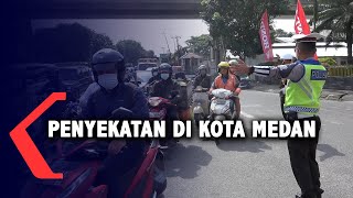 Penyekatan Saat PPKM Darurat di Medan Berlangsung 24 Jam
