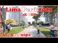 CAMINANDO por la Av. AREQUIPA en SAN ISIDRO y MIRAFLORES 2021 【4K Lima - Perú 🇵🇪】