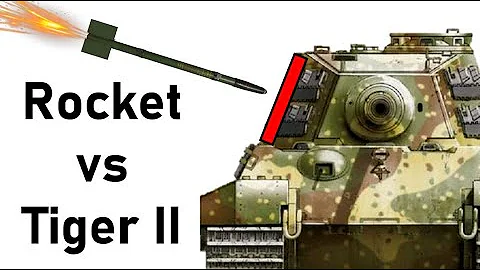 AP ROCKET vs TIGER II | AP No.2 RP-3 Rocket Armour Piercing Simulation