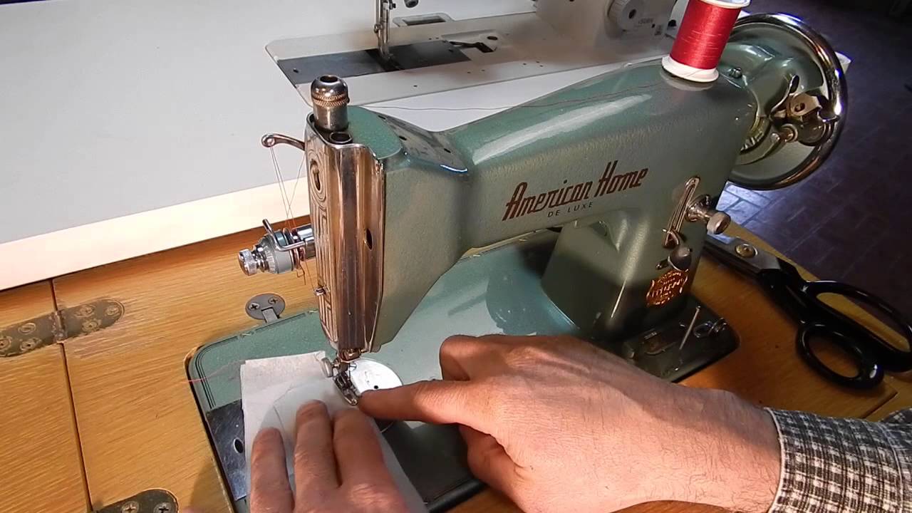 American Home Deluxe Sewing Machine by Brother - YouTube