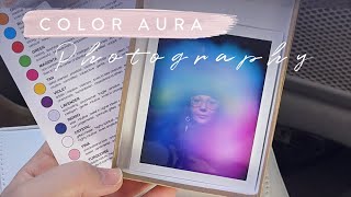 How does color aura photography work?