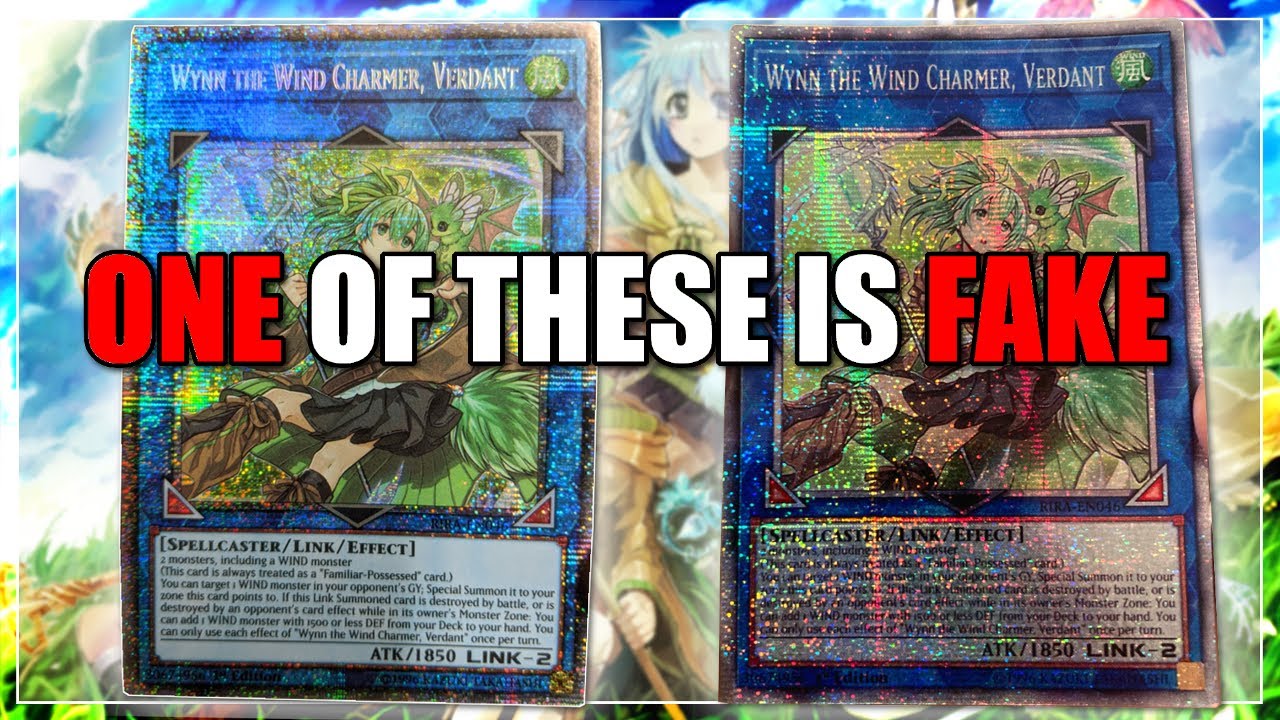 are there fake yugioh cards Counterfeit Slifer Yu-Gi-Oh Card