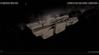 Unreal Engine 4 - Procedural Spaceship W.I.P.
