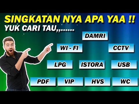 Video: Apakah singkatan berarti singkatan?