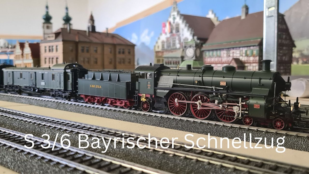 Märklin 26360  S 3/6 mit Bayerischen Schnellzug