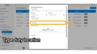 How to create an official leave request in the ORYX ERP App | Kumateck