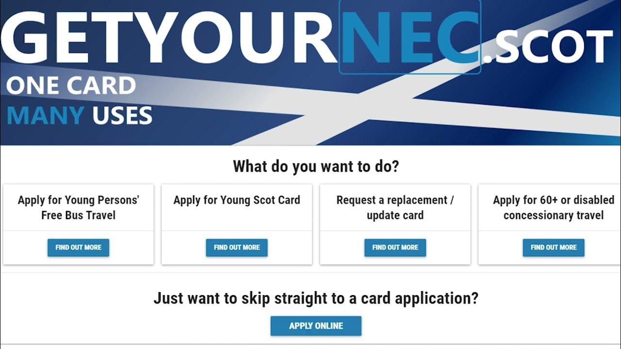 young scot travel card replacement