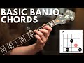 Basic banjo chords  beginner 5string banjo lesson