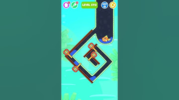 Save The Fish!🐟🔥🏆 - All Gameplay Level 592! (iOS/Android) #shorts #games #funny #savethefish