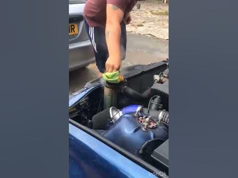 This is what happens when you open your radiator cap while the engine