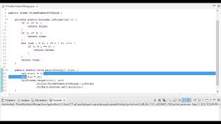 Print all Prime Numbers within Given Range using Java Stream API