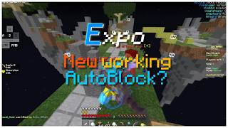 Hypixel patched autoblock? Expo Client still bypass! | Predict BlockHit