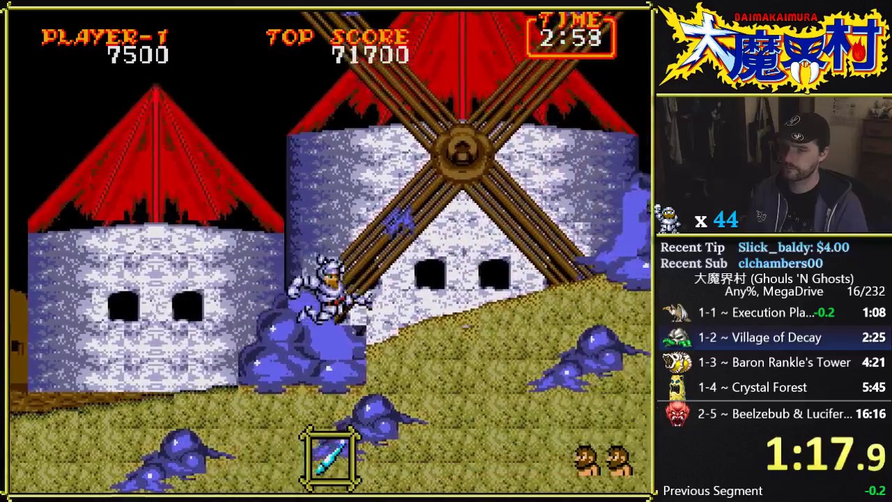 大魔界村 (Ghouls 'N Ghosts) [MegaDrive] RTA speed run: 15:45 - YouTube