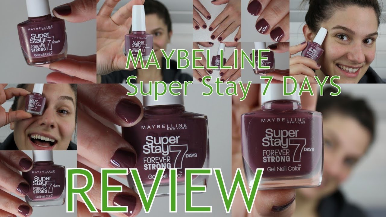 Review | MAYBELLINE super stay 7 days Nagellack | sAenntchen - YouTube