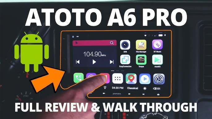 ATOTO A6 - android 2 DIN autorádio 2/2 - montáž 