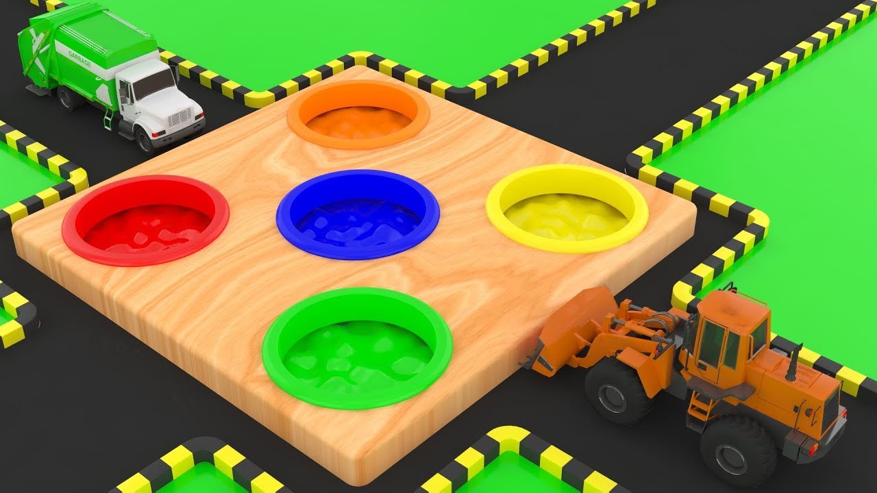 Learn Colors With Cars, Colors for Children Street Vehicles & Cars