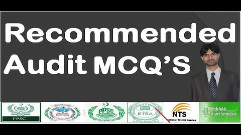 Auditing Important Mcqs / How To Audit / Audit repeated Mcqs #auditmcqs