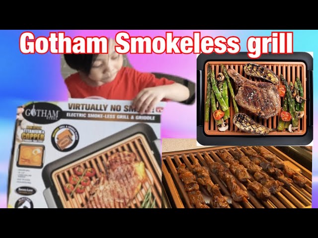 Gotham Steel Indoor Electric Smokeless Grill & Griddle