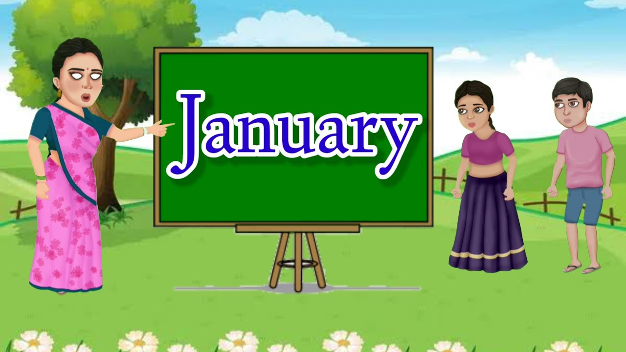January February Months Of The Year Names Of Months English Months January February Months Of The Year Names Of Months English Months