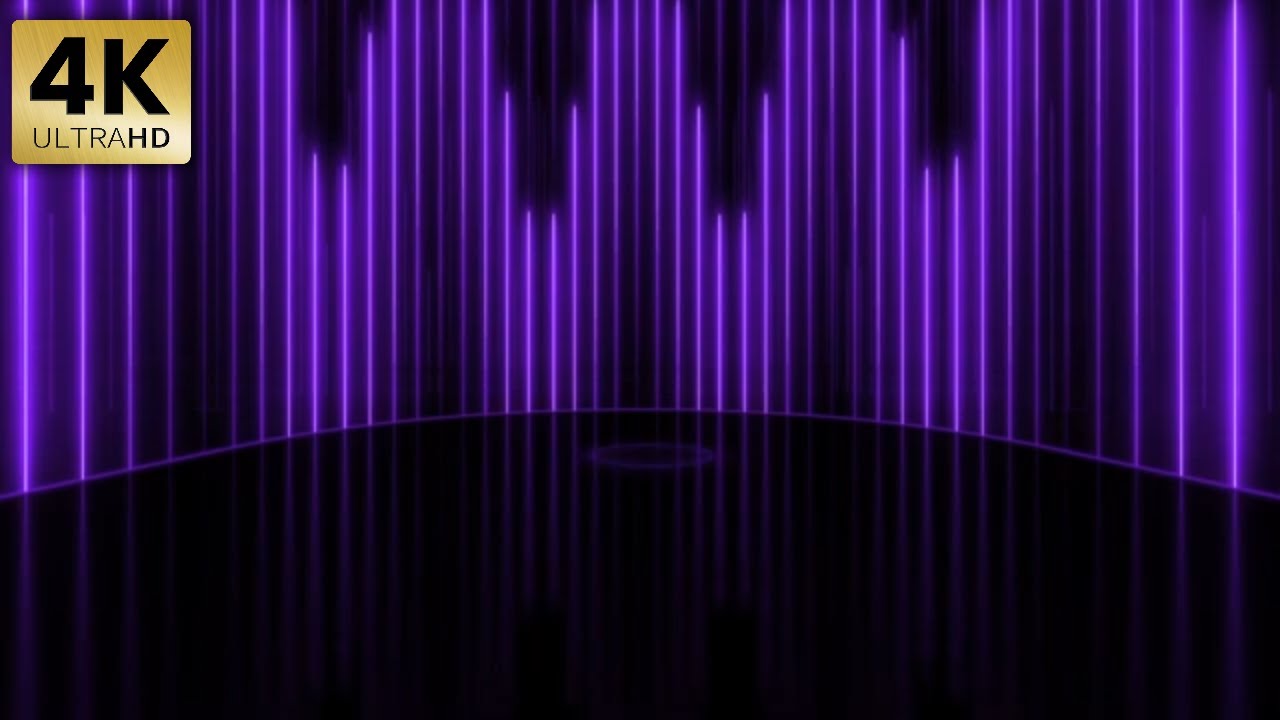 Neon Streak Light Background Template Royalty Free   Violet