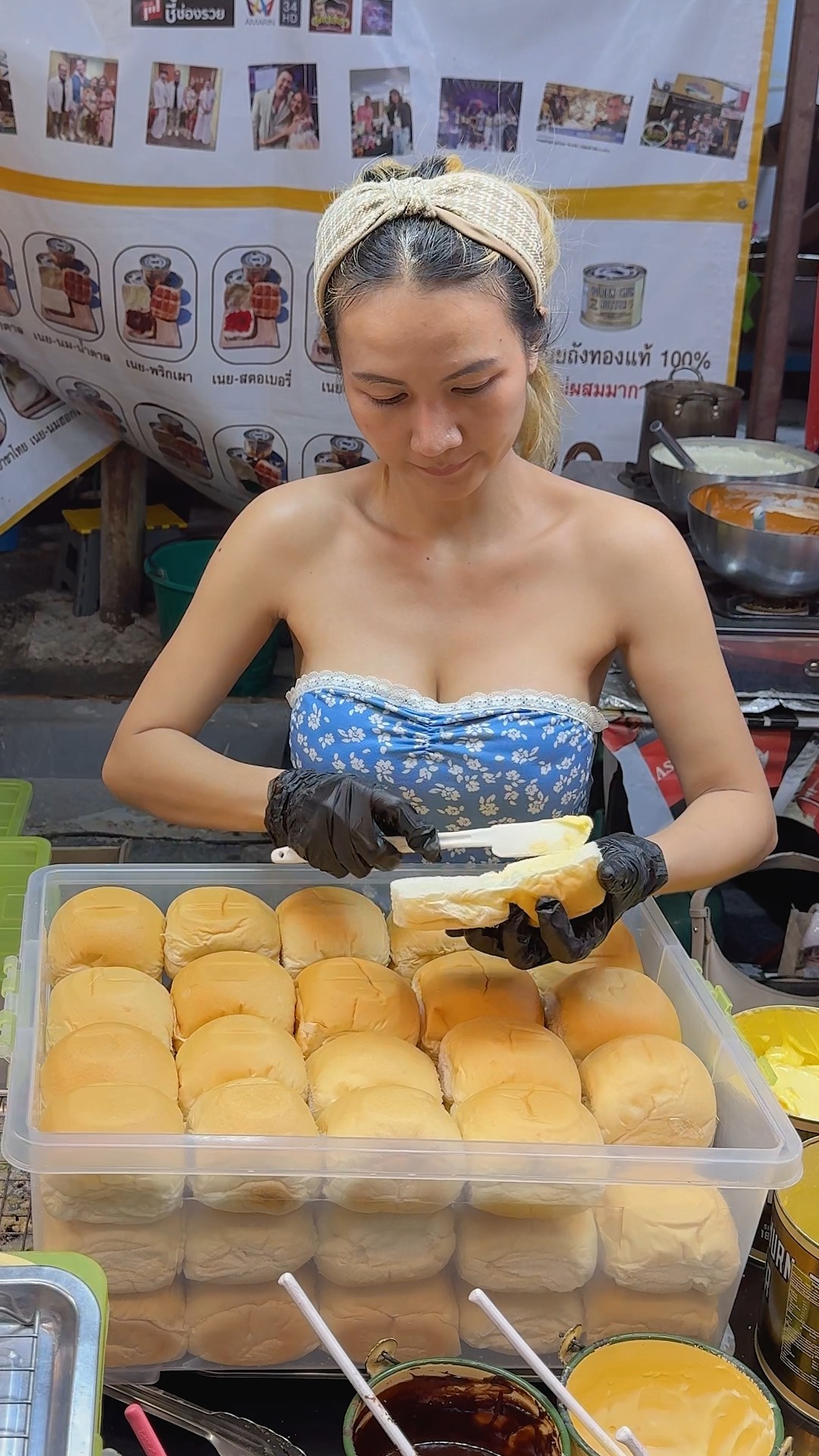Only $1! Famous Thai Grilled Butter Bread