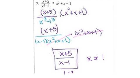 Ch 7 3 Day 2 Multiply And Divide Rational Expressions Ex 4 and 5