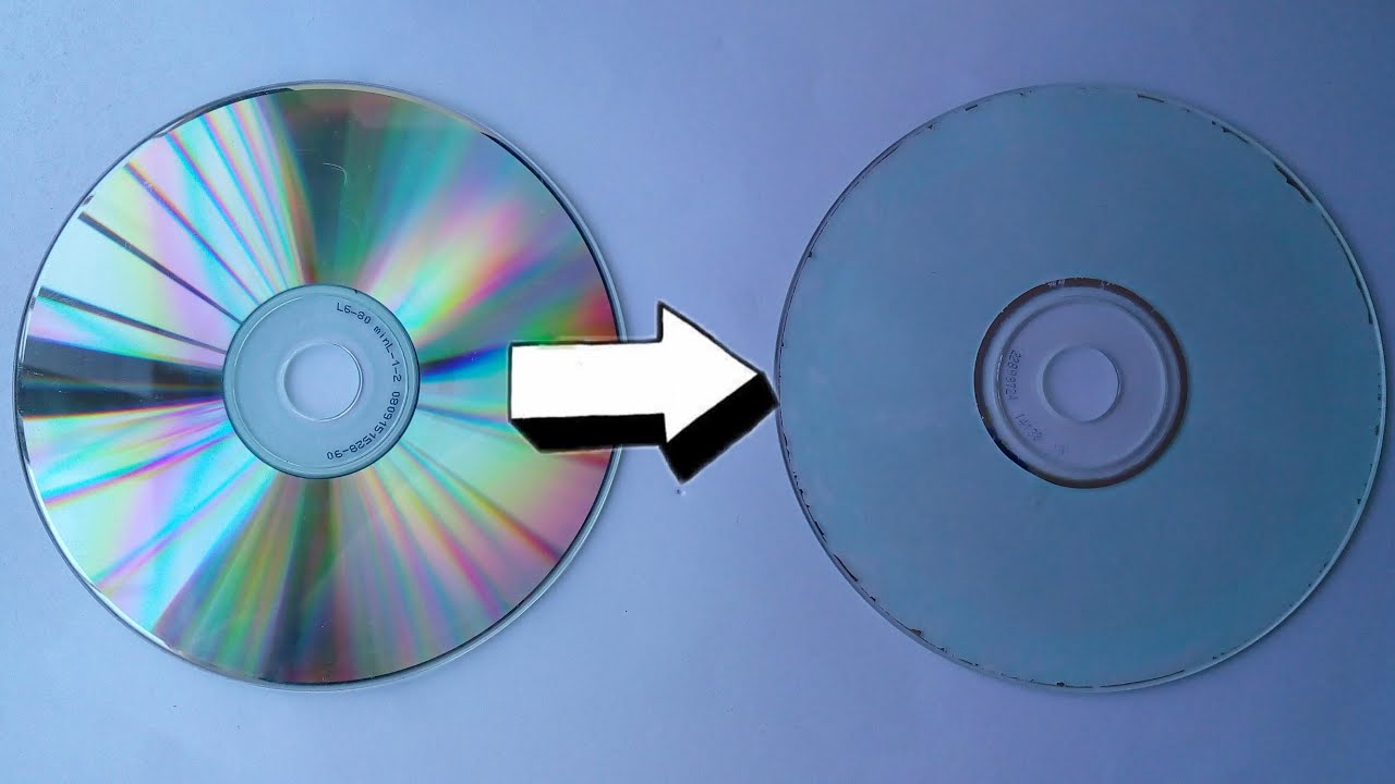 Update HOW TO REMOVE THE SILVER FILM FROM A CD