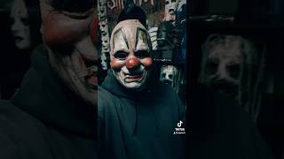 Trying out the new clown mask. #slipknot #slipknotfans