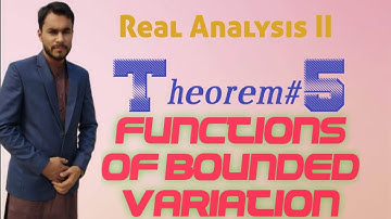 Real Analysis// Theorem If f and g are functions of bdd variation then fg is a fun of bdd variation
