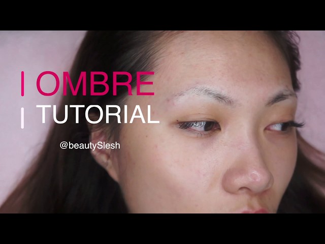 ✅OMBRE SHADING BROW TUTORIAL - with full explanation class=