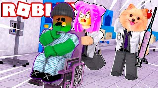 СТАВЛЮ УКОЛЫ В БОЛЬНИЦЕ РОБЛОКС ! РОДЫ В ROBLOX