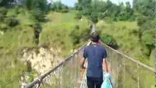 suspension bridge, Pokhara, Nepal