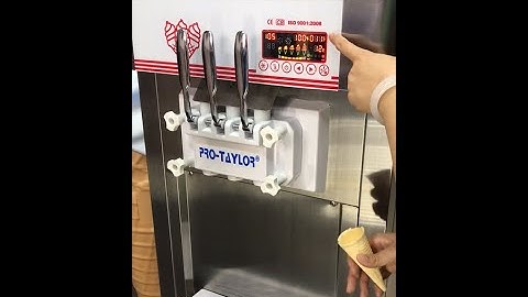 Pro-taylor ice cream machine LCD Display panel introduction