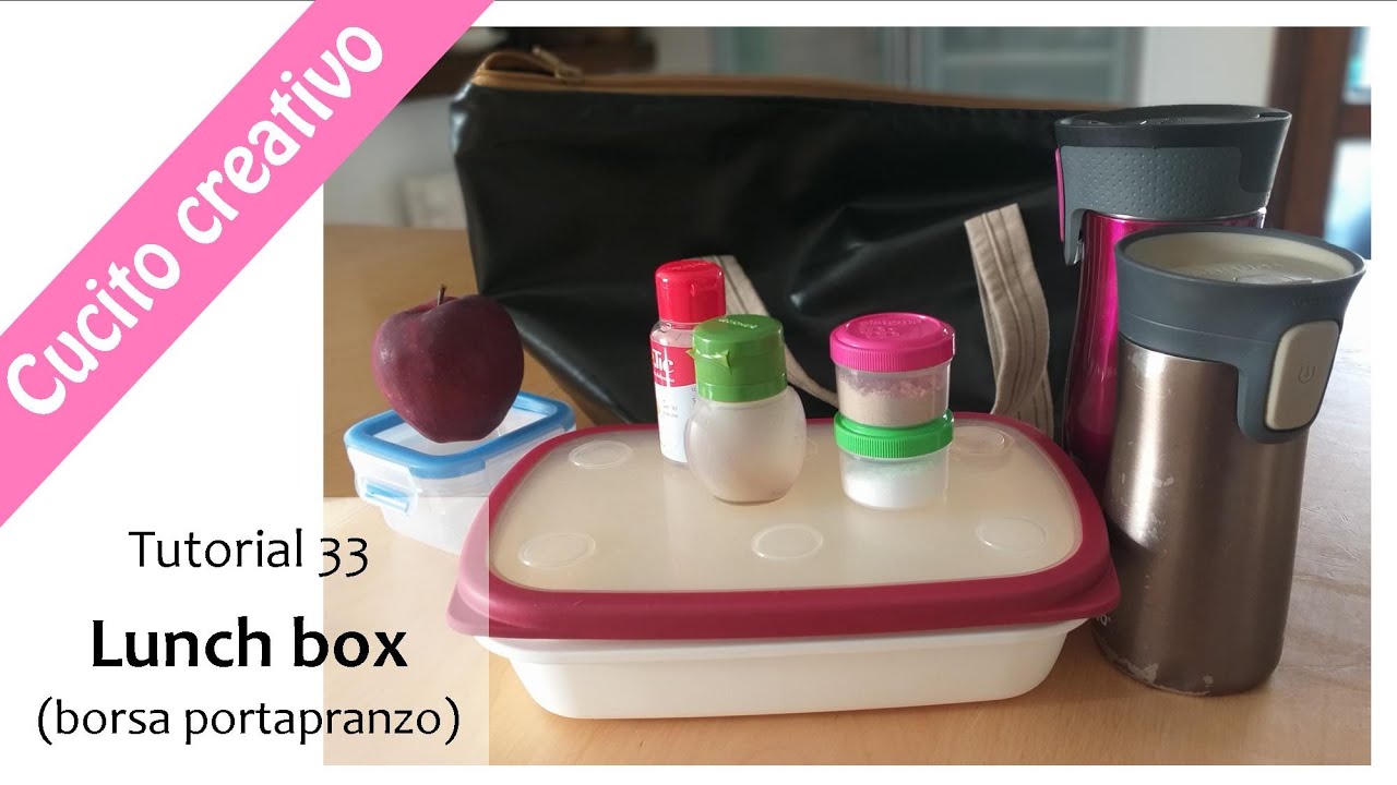 33. LUNCH BOX - borsa per il PRANZO al LAVORO 