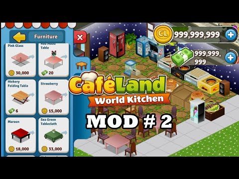 Cafe Land World Kitchen MOD Unlimited Coins And Unlimited Cash 2021