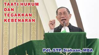 SERMON by Rev. STP. Siahaan, MBA, 11th Sunday after Trinity, Aug 16, '26, 'OBEY THE LAW AND UPHOL...