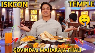 *100% pure satvik food😋 at ISKCON😍 GOVINDA'S ( NO ONION ,NO GARLIC)*