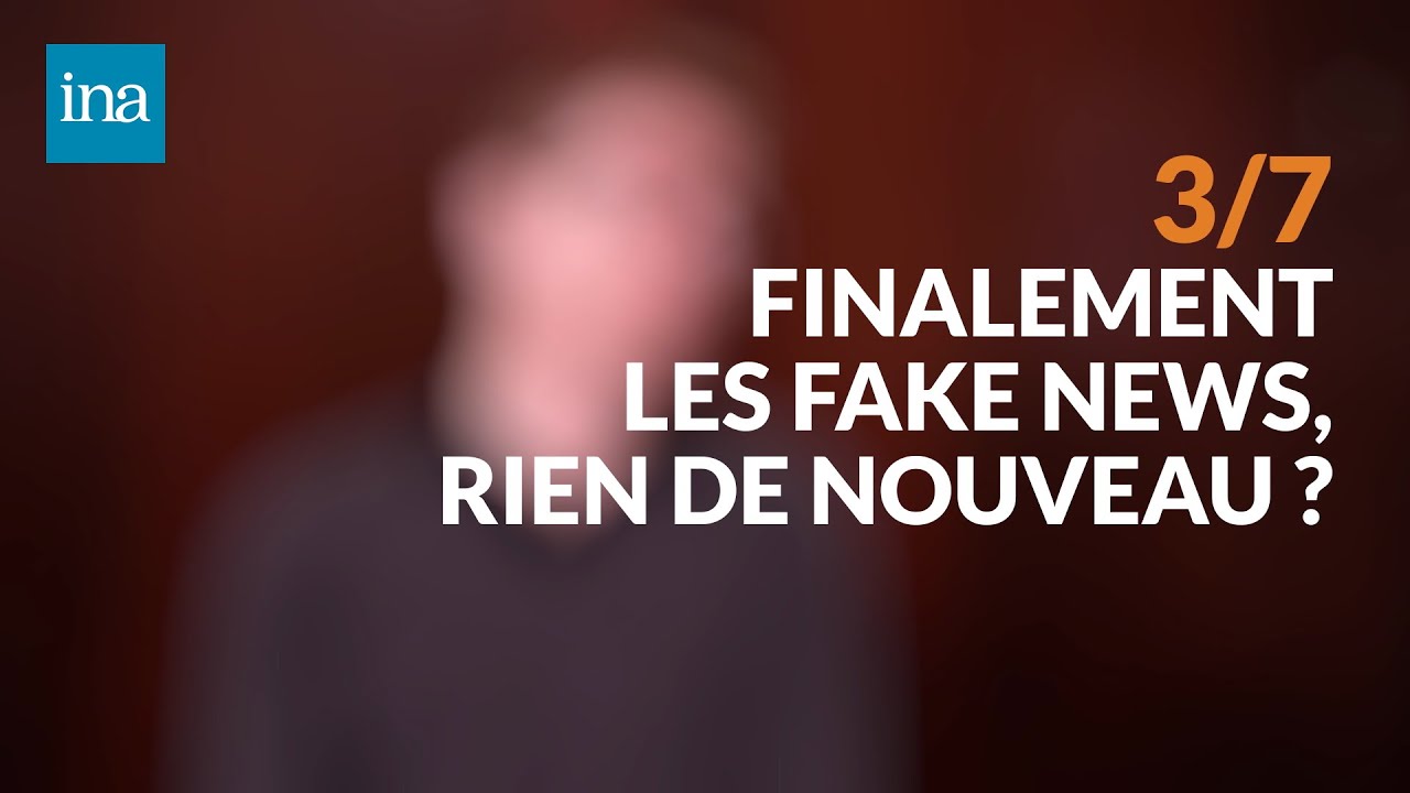 Gérald Bronner : Notre crédulité face aux fake news   | INA La Revue Des Medias